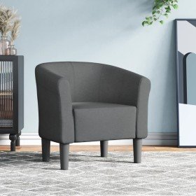 Sillón de tela gris oscuro en Sillones | Comprar online en Foro24