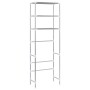 3-tier shelf over toilet silver 53x28x169 cm by vidaXL, Towel racks - Ref: Foro24-282464, Price: 23,14 €, Discount: %