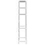3-tier shelf over toilet silver 53x28x169 cm by vidaXL, Towel racks - Ref: Foro24-282464, Price: 23,14 €, Discount: %