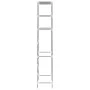 3-tier shelf over toilet silver 53x28x169 cm by vidaXL, Towel racks - Ref: Foro24-282464, Price: 24,53 €, Discount: %
