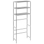 3-tier shelf above washing machine silver 69x28x169 cm by vidaXL, Towel racks - Ref: Foro24-282465, Price: 23,28 €, Discount: %