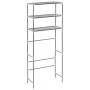 3-tier shelf above washing machine silver 69x28x169 cm by vidaXL, Towel racks - Ref: Foro24-282465, Price: 23,28 €, Discount: %
