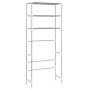 3-stufiges Regal über der Waschmaschine silber 69x28x169 cm von vidaXL, Handtuchhalter - Ref: Foro24-282465, Preis: 23,28 €, ...