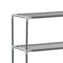 3-stufiges Regal über der Waschmaschine silber 69x28x169 cm von vidaXL, Handtuchhalter - Ref: Foro24-282465, Preis: 23,28 €, ...