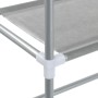 3-stufiges Regal über der Waschmaschine silber 69x28x169 cm von vidaXL, Handtuchhalter - Ref: Foro24-282465, Preis: 23,28 €, ...