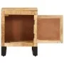 Solid mango wood bedside table 40x30x50 cm by vidaXL, Sideboards - Ref: Foro24-282759, Price: 72,35 €, Discount: %