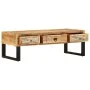 Couchtisch aus massivem Mangoholz, 110 x 50 x 38 cm von vidaXL, Couchtisch - Ref: Foro24-282760, Preis: 206,14 €, Rabatt: %