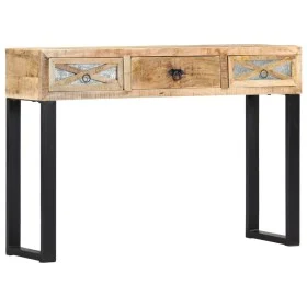 Solid mango wood console table 110x30x76 cm by vidaXL, Side tables - Ref: Foro24-282761, Price: 178,92 €, Discount: %