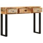 Solid mango wood console table 110x30x76 cm by vidaXL, Side tables - Ref: Foro24-282761, Price: 182,06 €, Discount: %