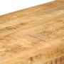 Mesa consola de madera maciza de mango 110x30x76 cm