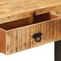 Mesa consola de madera maciza de mango 110x30x76 cm
