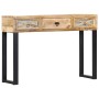 Mesa consola de madera maciza de mango 110x30x76 cm