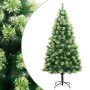 Árbol de Navidad artificial con bisagras y soporte 210 cm en Arboles de navidad | Comprar online en Foro24