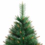 Árbol de Navidad artificial con bisagras y soporte 210 cm