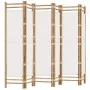 Folding screen with 6 panels made of bamboo and canvas, 240 cm. by vidaXL, Room dividers - Ref: Foro24-350626, Price: 158,10 ...