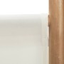 Biombo plegable de 6 paneles bambú y lona 240 cm de vidaXL, Divisores de ambientes - Ref: Foro24-350626, Precio: 161,04 €, De...