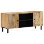 Mueble de TV madera maciza de mango 105x33x46 cm en Muebles TV | Comprar online en Foro24