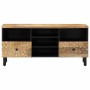 Mueble de TV madera maciza de mango 100x33x46 cm
