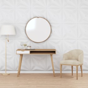 Paneles de pared 12 uds XPS estrella blanco 50x50 cm 3 m²