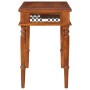 Escritorio con cajón madera maciza de acacia 110x50x76 cm