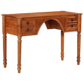 Escritorio con cajones madera maciza de acacia 110x50x76 cm Escritorio con cajones madera maciza de acacia 110x50x76 cm