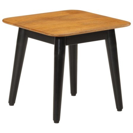 Mesa de centro hierro y madera maciza de mango 45x45x40 cm en Mesas de centro | Comprar online en Foro24