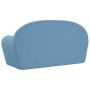 Sofá cama de niños 2 plazas felpa suave azul