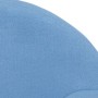 Sofá cama de niños 2 plazas felpa suave azul