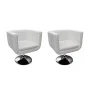 Taburetes de cocina 2 unidades cuero artificial blanco de vidaXL, Sillones - Ref: Foro24-160439, Precio: 359,62 €, Descuento: %