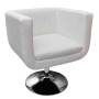 Barhocker aus weißem Kunstleder von vidaXL, Sessel - Ref: Foro24-240040, Preis: 187,66 €, Rabatt: %