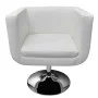 Barhocker aus weißem Kunstleder von vidaXL, Sessel - Ref: Foro24-240040, Preis: 183,65 €, Rabatt: %