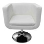 Barhocker aus weißem Kunstleder von vidaXL, Sessel - Ref: Foro24-240040, Preis: 187,66 €, Rabatt: %