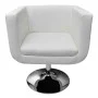 Taburetes de cocina 2 unidades cuero artificial blanco de vidaXL, Sillones - Ref: Foro24-160439, Precio: 359,62 €, Descuento: %