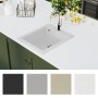 Cremeweißes Granit-Overlay-Waschbecken von vidaXL, Sinkt - Ref: Foro24-141674, Preis: 198,90 €, Rabatt: %