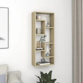 Plywood wall shelf in oak color 36x16x90 cm by vidaXL, Shelves and shelves - Ref: Foro24-803014, Price: 37,51 €, Discount: %