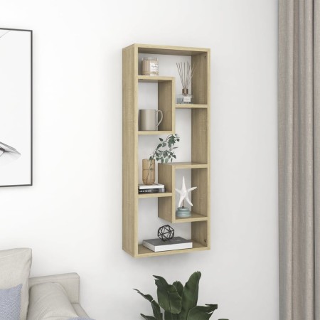 Wandregal Sperrholz Eiche Farbe 36x16x90 cm von vidaXL, Regale und Regale - Ref: Foro24-803014, Preis: 35,99 €, Rabatt: %
