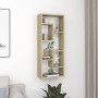 Estantería de pared contrachapada color roble 36x16x90 cm de vidaXL, Estantes y estanterías - Ref: Foro24-803014, Precio: 36,...
