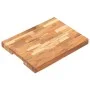 Schneidebrett aus massivem Akazienholz, 40 x 30 x 4 cm von vidaXL, Schneidbretter - Ref: Foro24-286568, Preis: 38,67 €, Rabat...