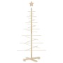 Árbol de Navidad de madera de adorno madera maciza pino 125 cm