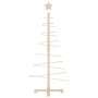 Árbol de Navidad de madera de adorno madera maciza pino 125 cm