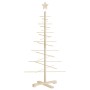 Árbol de Navidad de madera de adorno madera maciza pino 125 cm