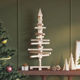 Árbol de Navidad de madera de adorno madera maciza pino 90 cm