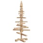 Árbol de Navidad de madera de adorno madera maciza pino 90 cm
