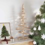 Árbol de Navidad de madera de adorno madera maciza pino 90 cm