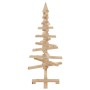 Árbol de Navidad de madera de adorno madera maciza pino 90 cm