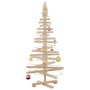 Árbol de Navidad de madera de adorno madera maciza pino 120 cm