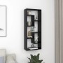Schwarzes Wandregal aus Sperrholz, 36 x 16 x 90 cm von vidaXL, Regale und Regale - Ref: Foro24-803012, Preis: 35,89 €, Rabatt: %