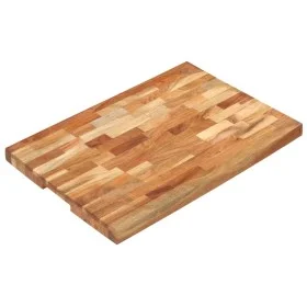 Schneidebrett aus massivem Akazienholz, 60 x 40 x 4 cm von vidaXL, Schneidbretter - Ref: Foro24-286570, Preis: 89,18 €, Rabat...