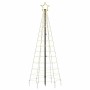 Árbol de Navidad LED con estacas 220 LEDs blanco cálido 180 cm