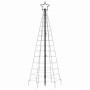Árbol de Navidad LED con estacas 220 LEDs blanco frío 180 cm